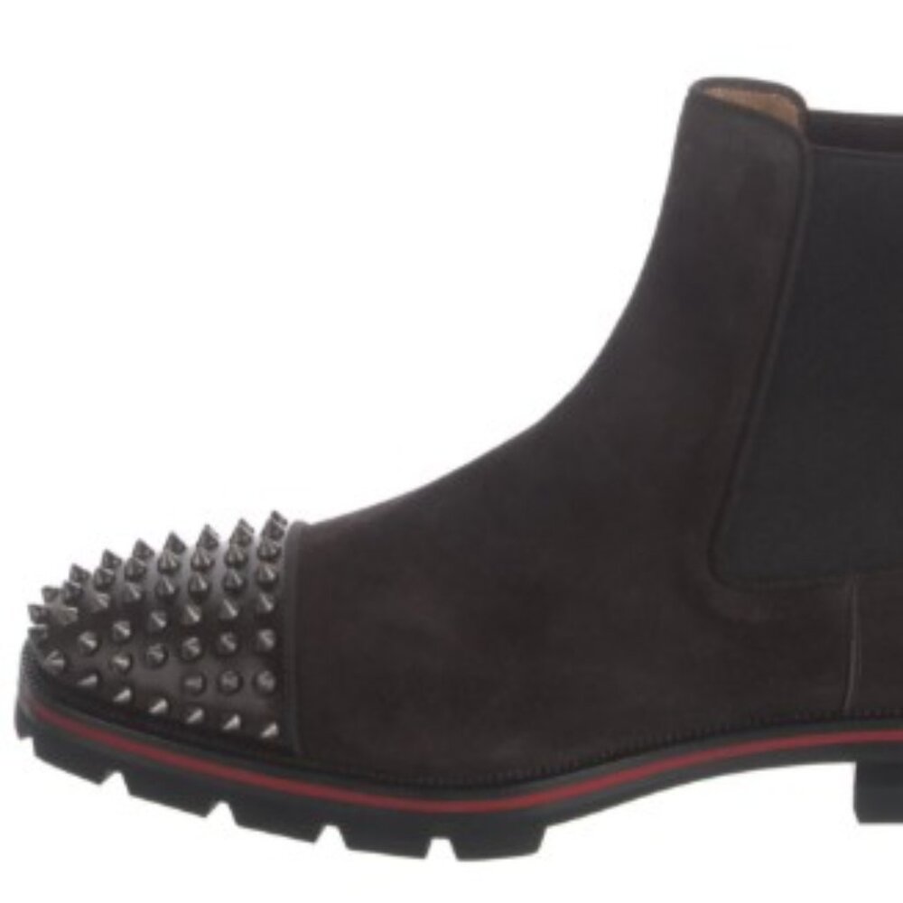 Christian Louboutin Studded Suede Boots